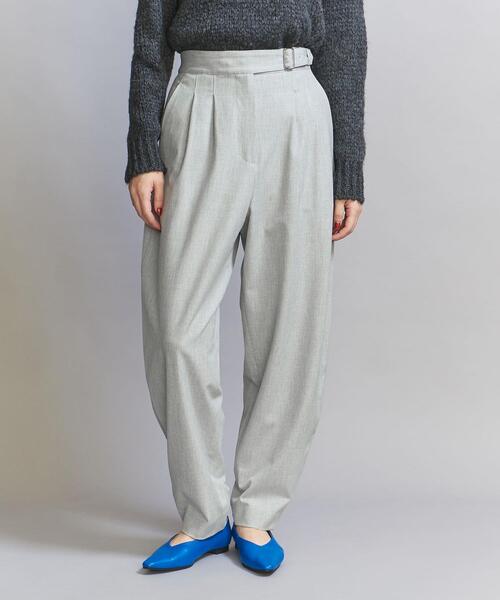 BEAUTY&YOUTH UNITED ARROWS(ビューティーアンドユースユナイテッドアローズ)の「レーヨンポリエステル カーブパンツ 2 -ウォッシャブル-(その他パンツ・レディース・ホワイト/ライトグレー/ブラック・S/M)」の9枚目の写真