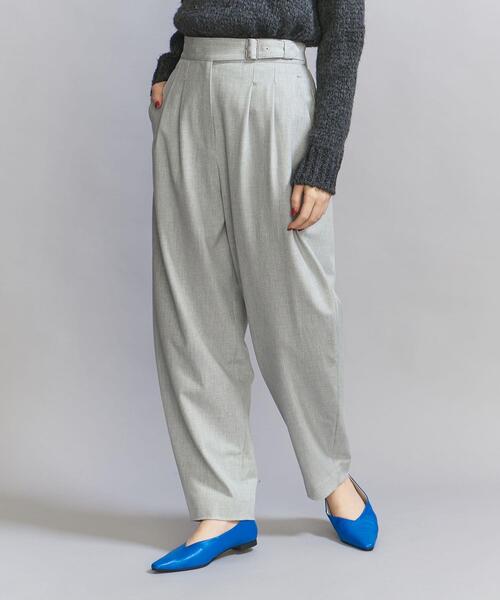 BEAUTY&YOUTH UNITED ARROWS(ビューティーアンドユースユナイテッドアローズ)の「レーヨンポリエステル カーブパンツ 2 -ウォッシャブル-(その他パンツ・レディース・ホワイト/ライトグレー/ブラック・S/M)」の6枚目の写真