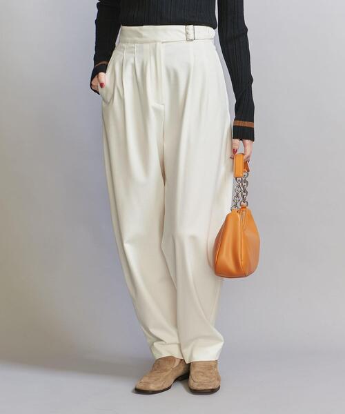 BEAUTY&YOUTH UNITED ARROWS(ビューティーアンドユースユナイテッドアローズ)の「レーヨンポリエステル カーブパンツ 2 -ウォッシャブル-(その他パンツ・レディース・ホワイト/ライトグレー/ブラック・S/M)」の15枚目の写真