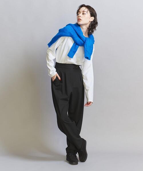 BEAUTY&YOUTH UNITED ARROWS(ビューティーアンドユースユナイテッドアローズ)の「レーヨンポリエステル カーブパンツ 2 -ウォッシャブル-(その他パンツ・レディース・ホワイト/ライトグレー/ブラック・S/M)」の7枚目の写真
