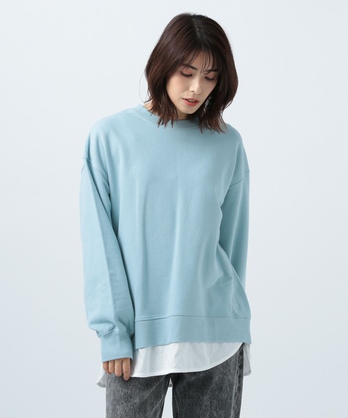 BAYFLOW（ベイフロー）の「裏毛レイヤードプルオーバー（その他