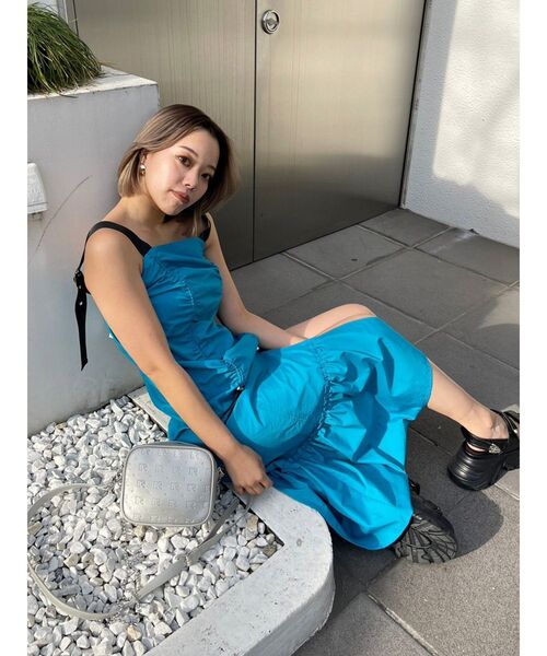 EVRIS（エヴリス）の「ボールチェーンエンボスミニショルダーBAG（ショルダーバッグ・レディース・ブラック/シルバー/ホワイト・FREE）」の15枚目の写真