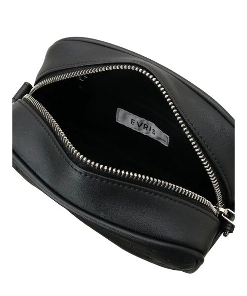 EVRIS（エヴリス）の「ボールチェーンエンボスミニショルダーBAG（ショルダーバッグ・レディース・ブラック/シルバー/ホワイト・FREE）」の22枚目の写真