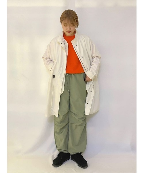 BACK NUMBER(バックナンバー)の「【BACK NUMBER】パラシュートパンツ(カーゴパンツ・レディース・ライトグレー/オレンジ/カーキブラウン・M/L)」の16枚目の写真