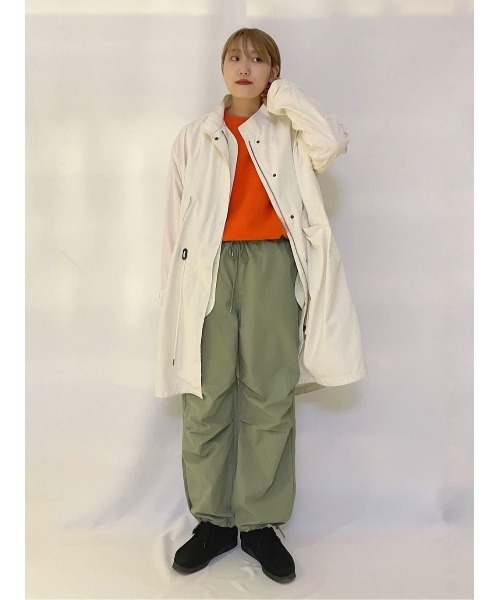 BACK NUMBER(バックナンバー)の「【BACK NUMBER】パラシュートパンツ(カーゴパンツ・レディース・ライトグレー/オレンジ/カーキブラウン・M/L)」の17枚目の写真