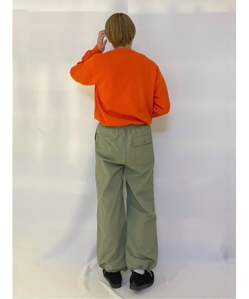 BACK NUMBER(バックナンバー)の「【BACK NUMBER】パラシュートパンツ(カーゴパンツ・レディース・ライトグレー/オレンジ/カーキブラウン・M/L)」の20枚目の写真