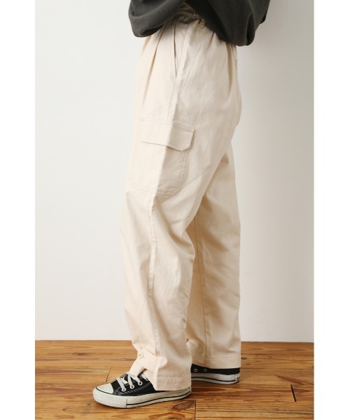 RODEO CROWNS WIDE BOWL（ロデオクラウンズワイドボウル）の「ミリタリ-2way パンツ（カーゴパンツ・レディース・カーキ/アイボリー/ブラック・MEDIUM/SMALL）」の15枚目の写真