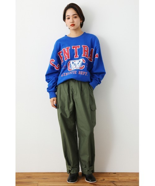 RODEO CROWNS WIDE BOWL（ロデオクラウンズワイドボウル）の「ミリタリ-2way パンツ（カーゴパンツ・レディース・カーキ/アイボリー/ブラック・MEDIUM/SMALL）」の4枚目の写真