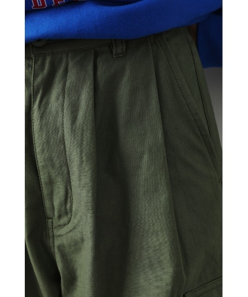RODEO CROWNS WIDE BOWL（ロデオクラウンズワイドボウル）の「ミリタリ-2way パンツ（カーゴパンツ・レディース・カーキ/アイボリー/ブラック・MEDIUM/SMALL）」の8枚目の写真
