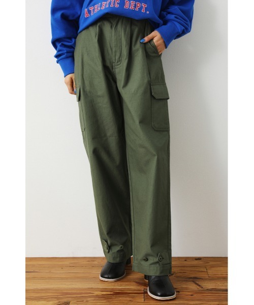 RODEO CROWNS WIDE BOWL（ロデオクラウンズワイドボウル）の「ミリタリ-2way パンツ（カーゴパンツ・レディース・カーキ/アイボリー/ブラック・MEDIUM/SMALL）」の20枚目の写真