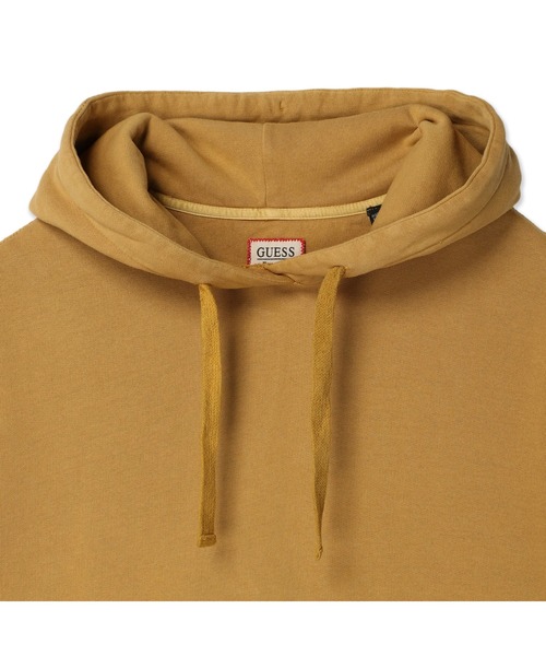 Guess（ゲス）の「Elio Hoodie Fleece（パーカー・メンズ・イエロー/ベージュ・MEDIUM/LARGE/X-LARGE/SMALL）」の6枚目の写真