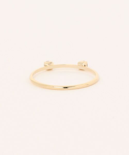 flower（フラワー）の「ツインドロップリング（リング・レディース・ゴールド・FREE）」の7枚目の写真