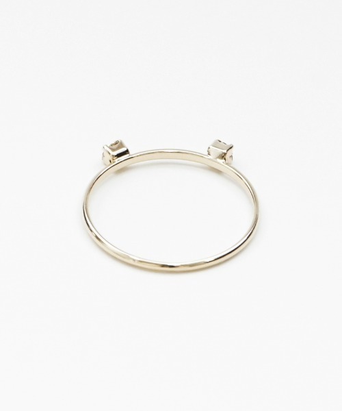 flower（フラワー）の「ツインドロップリング（リング・レディース・ゴールド・FREE）」の5枚目の写真