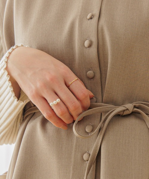 flower（フラワー）の「ツインドロップリング（リング・レディース・ゴールド・FREE）」の10枚目の写真