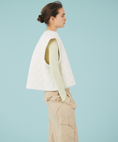 PaDD(パッド)の「PaDD / 2WAYブルゾン(ブルゾン・レディース・アイボリー/ブラック・SMALL/MEDIUM)」の8枚目の写真