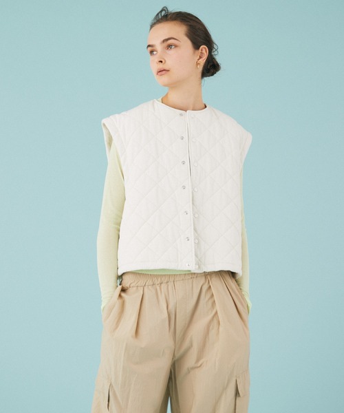 PaDD(パッド)の「PaDD / 2WAYブルゾン(ブルゾン・レディース・アイボリー/ブラック・SMALL/MEDIUM)」の7枚目の写真