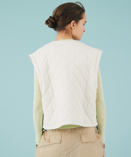 PaDD(パッド)の「PaDD / 2WAYブルゾン(ブルゾン・レディース・アイボリー/ブラック・SMALL/MEDIUM)」の9枚目の写真