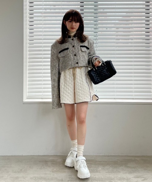 AMAIL（アマイル）の「Great up short pants（その他パンツ・レディース・ホワイト/ブラック・FREE）」の13枚目の写真