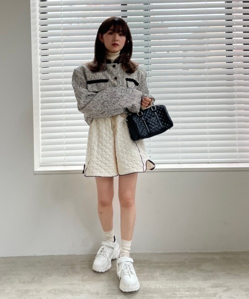 AMAIL（アマイル）の「Great up short pants（その他パンツ・レディース・ホワイト/ブラック・FREE）」の14枚目の写真