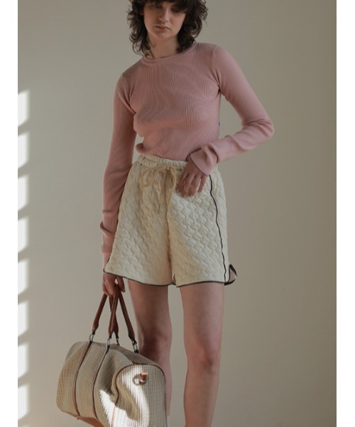 AMAIL（アマイル）の「Great up short pants（その他パンツ・レディース・ホワイト/ブラック・FREE）」の15枚目の写真