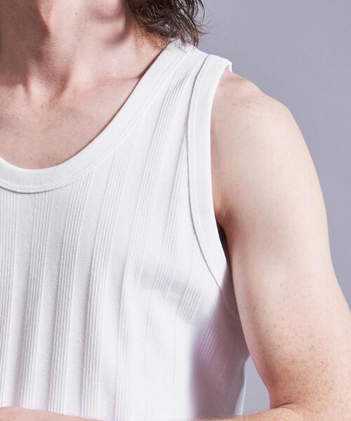 MILLER（ミラー）の「＜Miller × monkey time＞ WIDE RIB TANK