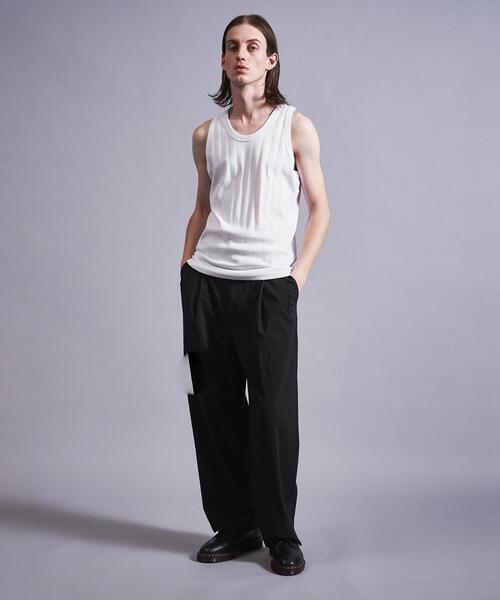 MILLER（ミラー）の「＜Miller × monkey time＞ WIDE RIB TANK
