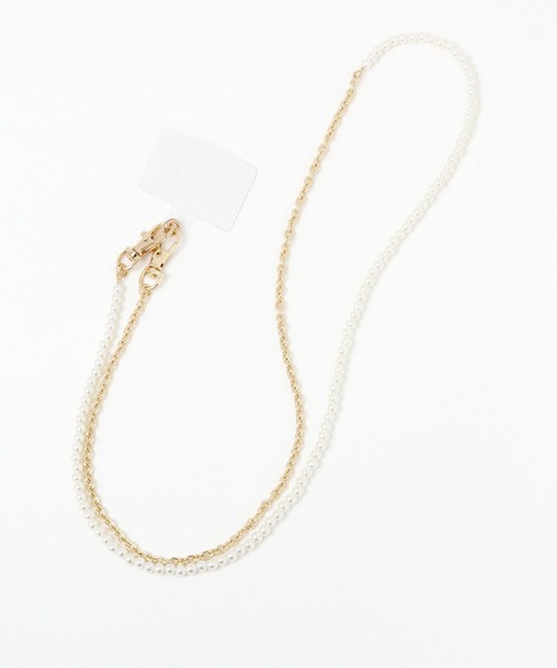 GLOBAL WORK（グローバルワーク）の「パールスマホショルダー/190914（スマホグッズ・レディース・ホワイト系その他3/その他1/ホワイト系その他2/ホワイト系その他4/ホワイト系その他7/その他/その他6/ホワイト・FREE）」の4枚目の写真