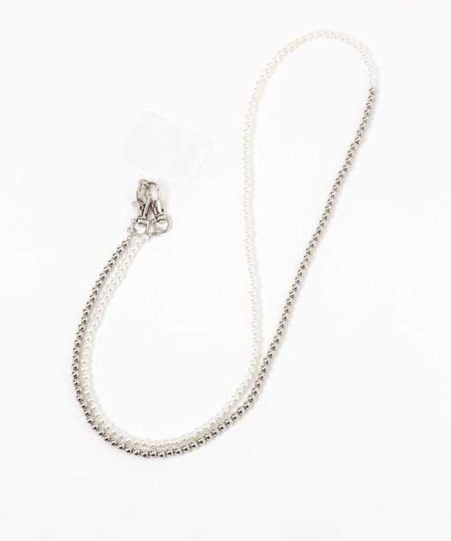 GLOBAL WORK（グローバルワーク）の「パールスマホショルダー/190914（スマホグッズ・レディース・ホワイト系その他3/その他1/ホワイト系その他2/ホワイト系その他4/ホワイト系その他7/その他/その他6/ホワイト・FREE）」の5枚目の写真