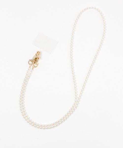 GLOBAL WORK（グローバルワーク）の「パールスマホショルダー/190914（スマホグッズ・レディース・ホワイト系その他3/その他1/ホワイト系その他2/ホワイト系その他4/ホワイト系その他7/その他/その他6/ホワイト・FREE）」の6枚目の写真