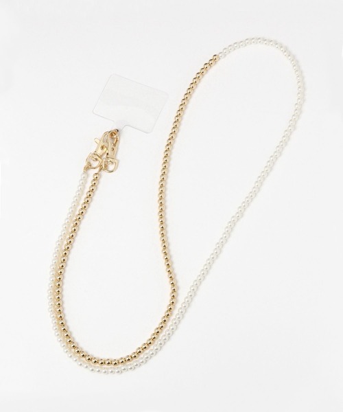 GLOBAL WORK（グローバルワーク）の「パールスマホショルダー/190914（スマホグッズ・レディース・ホワイト系その他3/その他1/ホワイト系その他2/ホワイト系その他4/ホワイト系その他7/その他/その他6/ホワイト・FREE）」の7枚目の写真