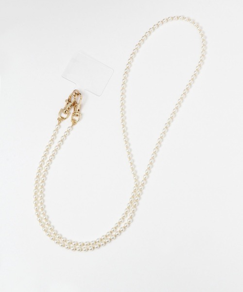 GLOBAL WORK（グローバルワーク）の「パールスマホショルダー/190914（スマホグッズ・レディース・ホワイト系その他3/その他1/ホワイト系その他2/ホワイト系その他4/ホワイト系その他7/その他/その他6/ホワイト・FREE）」の3枚目の写真