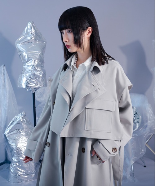 YONFA ジレセットショートコート　S YONFA ジレセットショートコート S