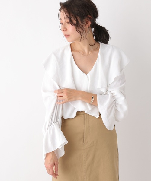 その他 Rabi LEPSIM（レプシィム）の「フリルキャンディスリーブブラウス