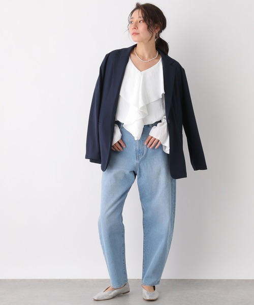 moshi様 LEPSIM（レプシィム）の「フリルキャンディスリーブブラウス