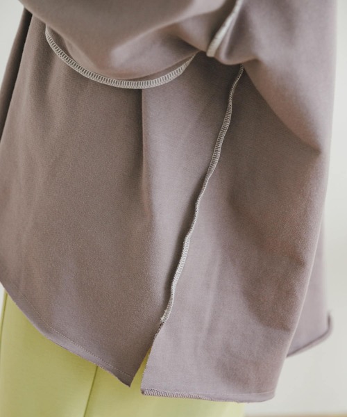 ITEMS URBANRESEARCH（アイテムズ アーバンリサーチ）の「ロゴスウェット（Tシャツ/カットソー・レディース・チャコールグレー/モカ/グレー・FREE）」の9枚目の写真