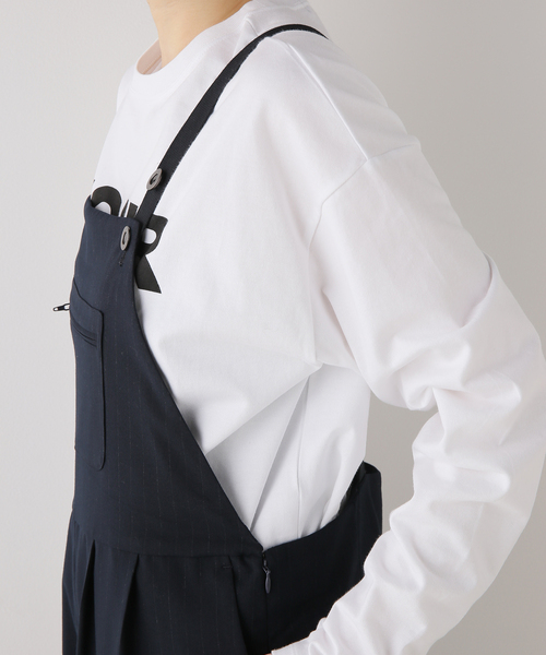 ピンストライプサロペット（サロペット/オーバーオール