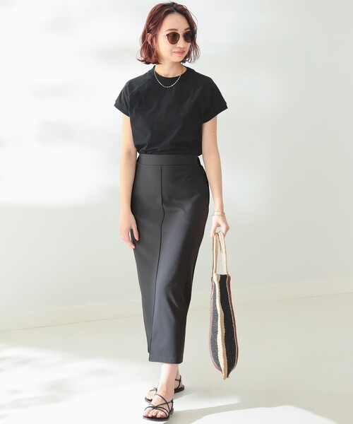 B:MING by BEAMS(ビーミングバイビームス)の「B:MING by BEAMS / ポンチ ストレート スカート(スカート・レディース・スミクロ/グリーン・SMALL/MEDIUM)」の9枚目の写真