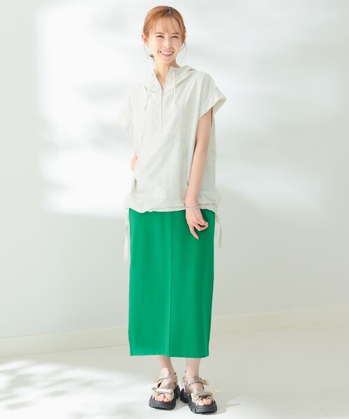 B:MING by BEAMS(ビーミングバイビームス)の「B:MING by BEAMS / ポンチ ストレート スカート(スカート・レディース・スミクロ/グリーン・SMALL/MEDIUM)」の7枚目の写真