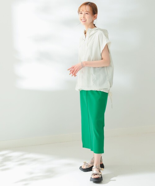 B:MING by BEAMS(ビーミングバイビームス)の「B:MING by BEAMS / ポンチ ストレート スカート(スカート・レディース・スミクロ/グリーン・SMALL/MEDIUM)」の3枚目の写真