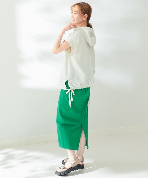B:MING by BEAMS(ビーミングバイビームス)の「B:MING by BEAMS / ポンチ ストレート スカート(スカート・レディース・スミクロ/グリーン・SMALL/MEDIUM)」の12枚目の写真