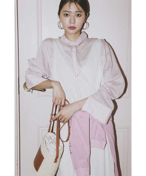 N.（N. Natural Beauty Basic）（エヌエヌナチュラルビューティーベーシック）の「◆ペーパーコンビミニショルダーバッグ（ショルダーバッグ・レディース・ブラック/ベージュ・ﾌﾘ-）」の22枚目の写真