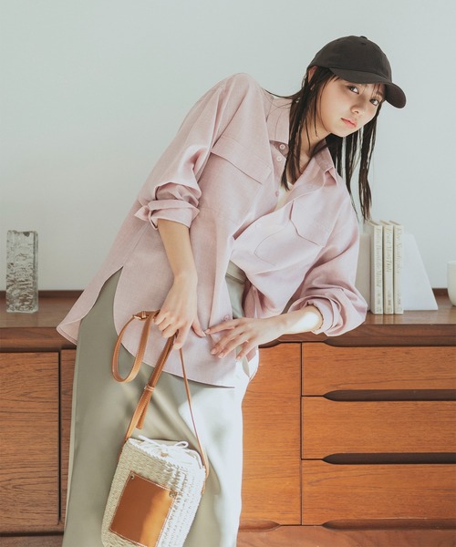 N.（N. Natural Beauty Basic）（エヌエヌナチュラルビューティーベーシック）の「◆ペーパーコンビミニショルダーバッグ（ショルダーバッグ・レディース・ブラック/ベージュ・ﾌﾘ-）」の6枚目の写真