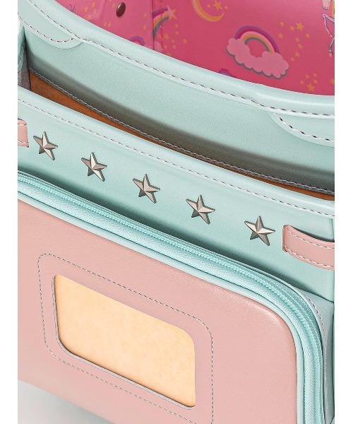 fafa（フェフェ）の「【早期特典付】2027年新入学ランドセル - ピーチxミントグリーン（クラリーノ / キューブ型）（ランドセル・キッズ・ピンク系その他・FREE）」の10枚目の写真