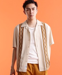 schott | Schott/ショット/LINE 2TONE SS SHIRT/ライン 2トーン 半袖シャツ(シャツ/ブラウス)