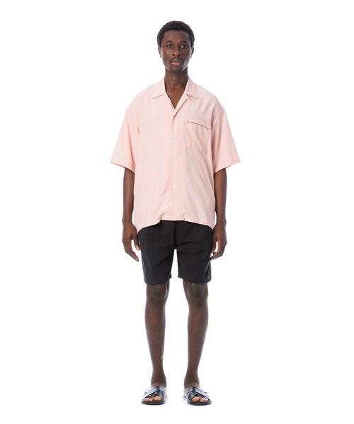 【新品】SANDINISTA Rayon Open Collar Shirt Sandinista（サンディニスタ）の「Rayon Open Collar S/S Shirt