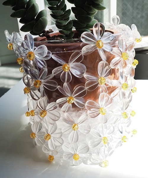 Casselini HOME(キャセリーニ ホーム)フラワービーズ鉢カバー