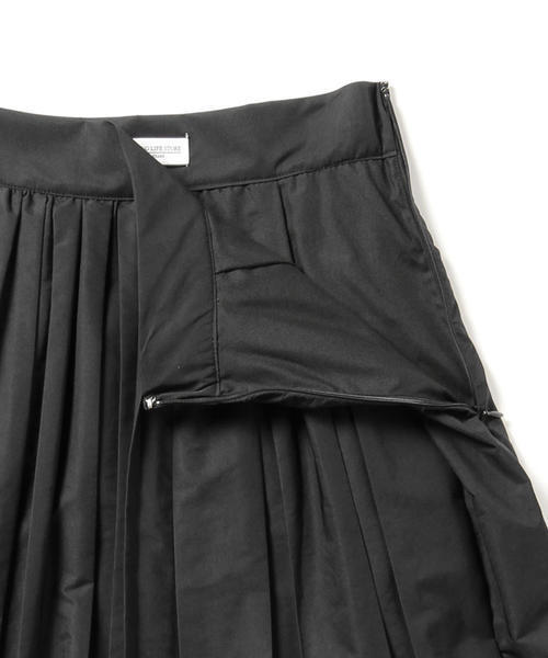 B:MING by BEAMS（ビーミングバイビームス）の「ビーミング by ビームス / ペーパーライクスカート（スカート・レディース・ホワイト/ブラック/ブラウン系その他・SMALL/MEDIUM）」の6枚目の写真