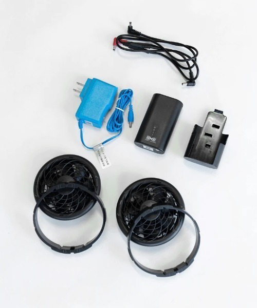 Kiu 空調服　スターターキット kiuキウ 空調服 電動ファン付きウエア ベスト用 エア