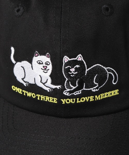 RIPNDIP(リップンディップ)の「RIPNDIP/リップンディップ You Love Me Dad Hat ロゴキャップ ベースボールキャップ(キャップ・メンズ・ブラック・FREE)」の4枚目の写真