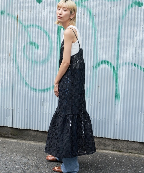 ヴィンテージレースキャミワンピース（ワンピース）｜Auntie Rosa